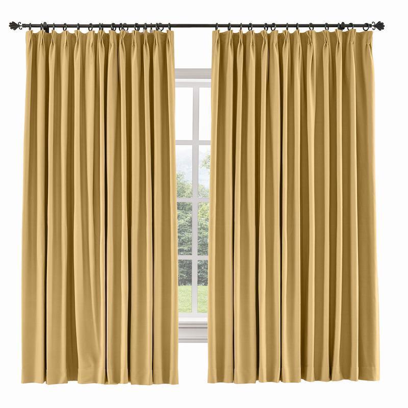CAPRI Cotton Linen Polyester Curtain Drapery Custom