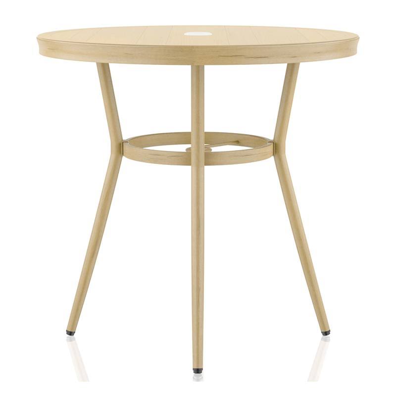 Furniture of America Devey Metal Patio 3-Piece 32x22 Table and Chair Set in Black - IDFBK1848-32-3P