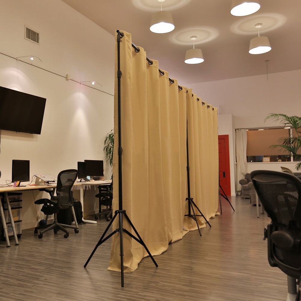 Antique Bronze Grommet Premium Heavyweight Room Divider Curtain Panel PAZ