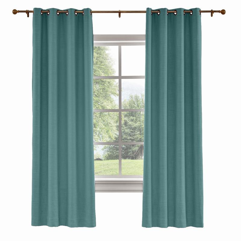LIZ Polyester Linen Curtain Drapery Custom