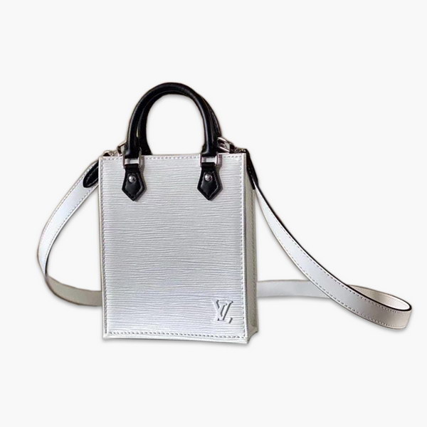 【原版皮】路易威登/LV Petit  Sac Plat手袋， Epi皮革浓缩经典设计，轻盈而充裕的构型可容纳手机等日常所需，可拆卸肩带实现手提，肩背和斜挎选择，款号：M69441