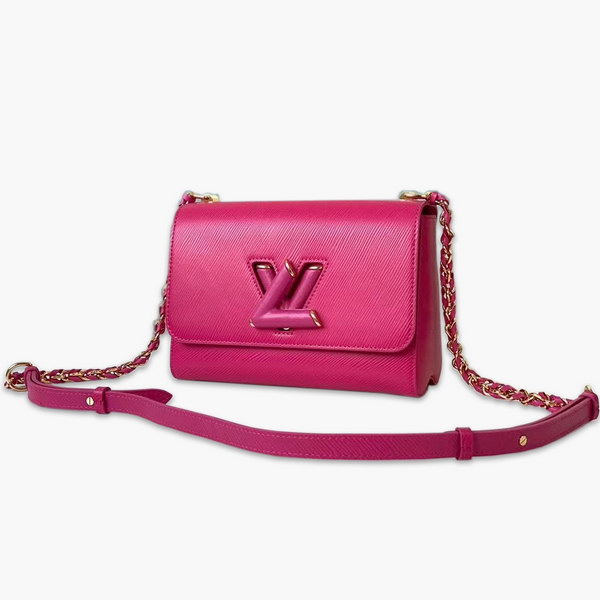 【原版皮】路易威登/LV Twist 手袋，采用简约纯色渲染标志性Epi皮革，再以哑光金属件释放前卫张力，小巧构型搭配波浪底部设计，暗藏充裕容量玄机，款号：M50282