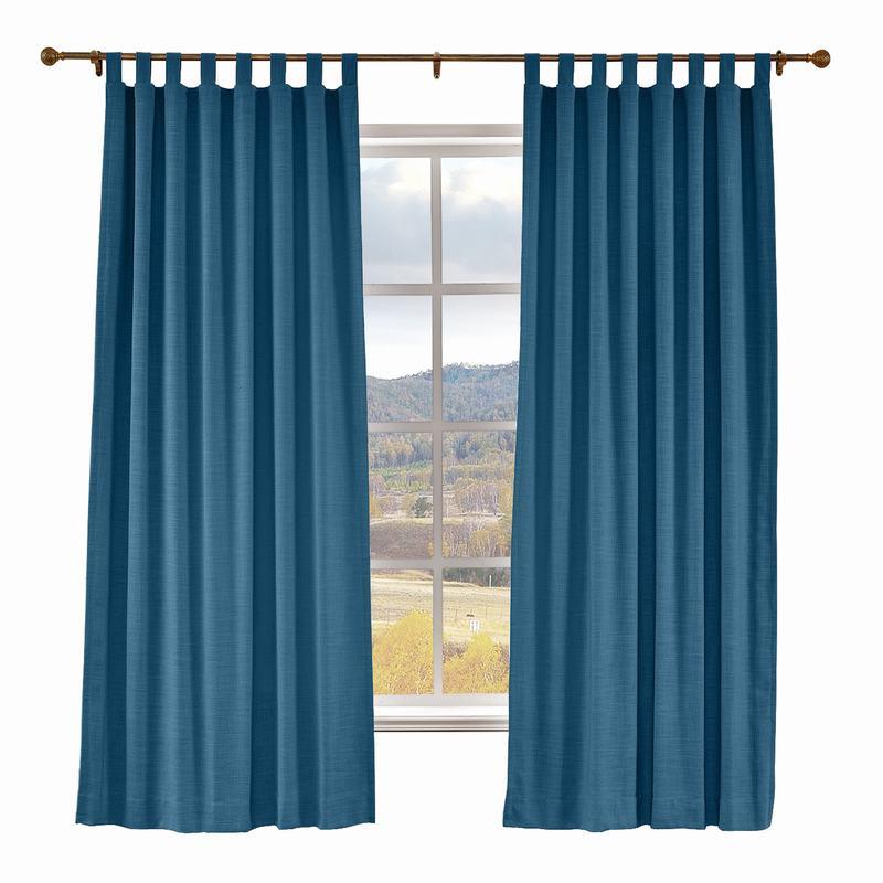 LIZ Polyester Linen Curtain Drapery Custom