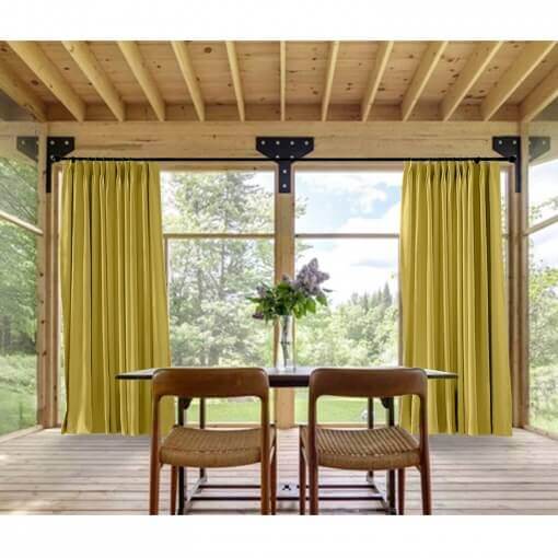 Pinch Pleated Outdoor Curtain Edoardo