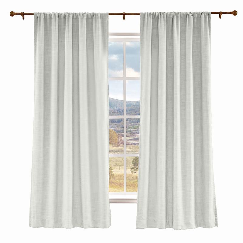 LIZ Polyester Linen Curtain Drapery Custom