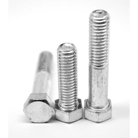 3/8 inch-16 x 2 1/4 inch (PT) Coarse Thread Grade 2 Hex Cap Screw (Bolt) Low Carbon Steel Zinc Plated Pk 450, Men's