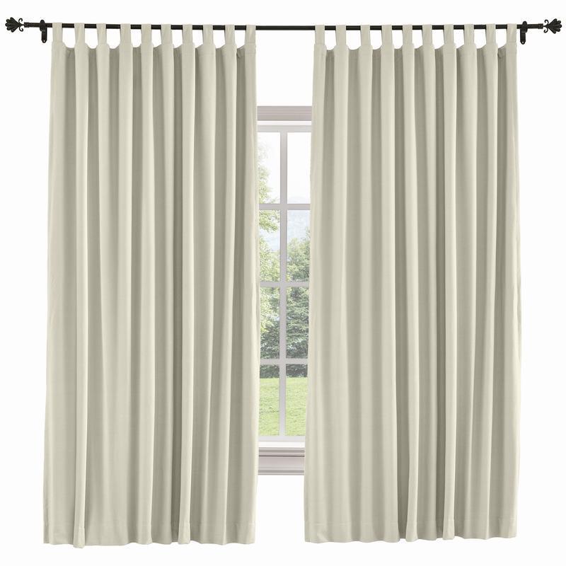 CAPRI Cotton Linen Polyester Curtain Drapery Custom