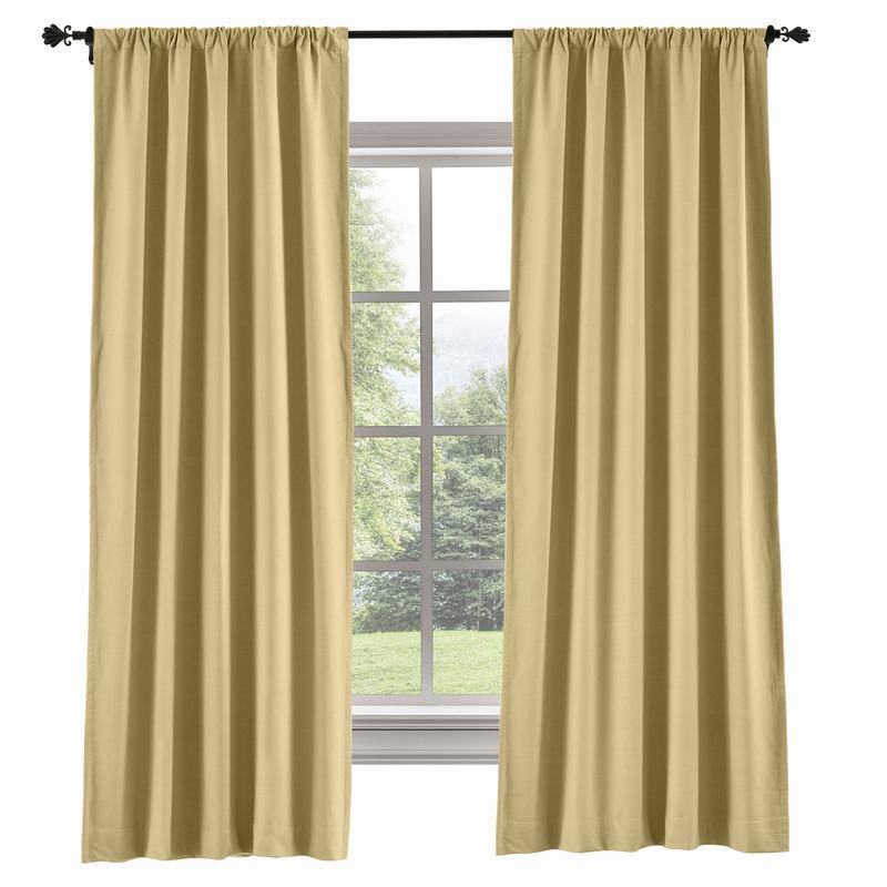CAPRI Cotton Linen Polyester Curtain Drapery Custom