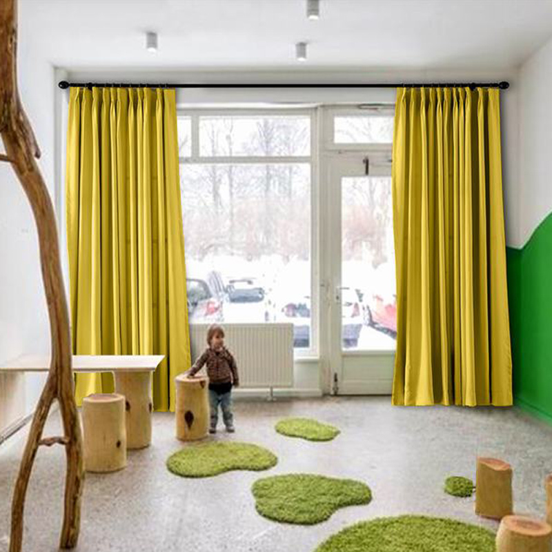 Pinch Pleated Curtain Blackout Patio Door Panel Drape For Traverse Rod Track Paz