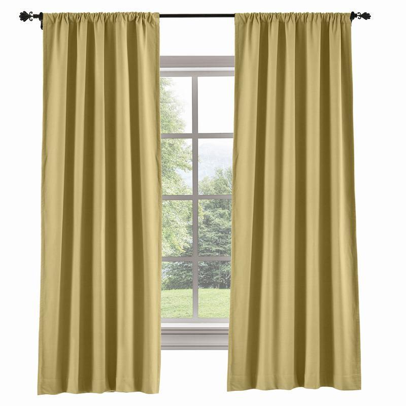 CAPRI Cotton Linen Polyester Curtain Drapery Custom