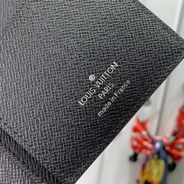 【原版皮】路易威登/LV 大格BRAZZA 钱夹，由Damier Graphite Pixel涂层帆布制成，以像素形式演绎经典Damier棋盘格图案，凸显未来感，集各种口袋、隔层与信用卡槽于一身，时尚便利，款号：N66540