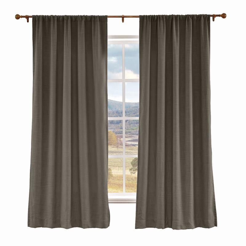 LIZ Polyester Linen Curtain Drapery Custom