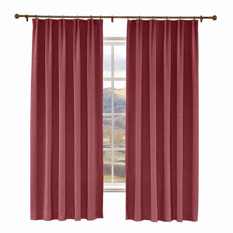 LIZ Polyester Linen Curtain Drapery Custom