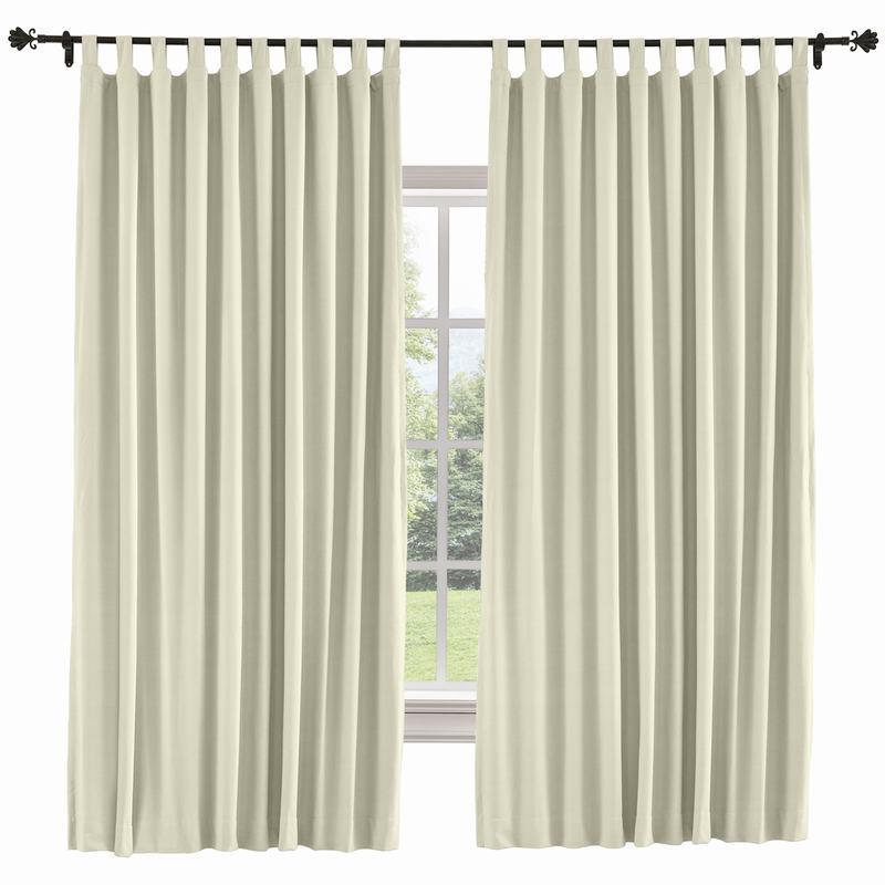 CAPRI Cotton Linen Polyester Curtain Drapery Custom